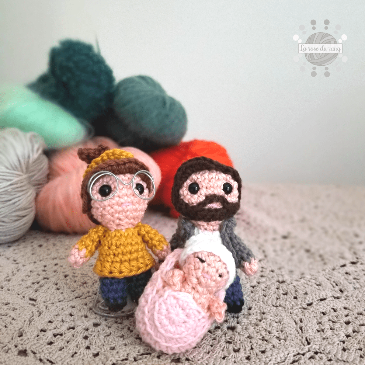 Notre univers au crochet Processus Créatif – La famille d&rsquo;Amy aka Les Mailles à&nbsp;Mailloux!