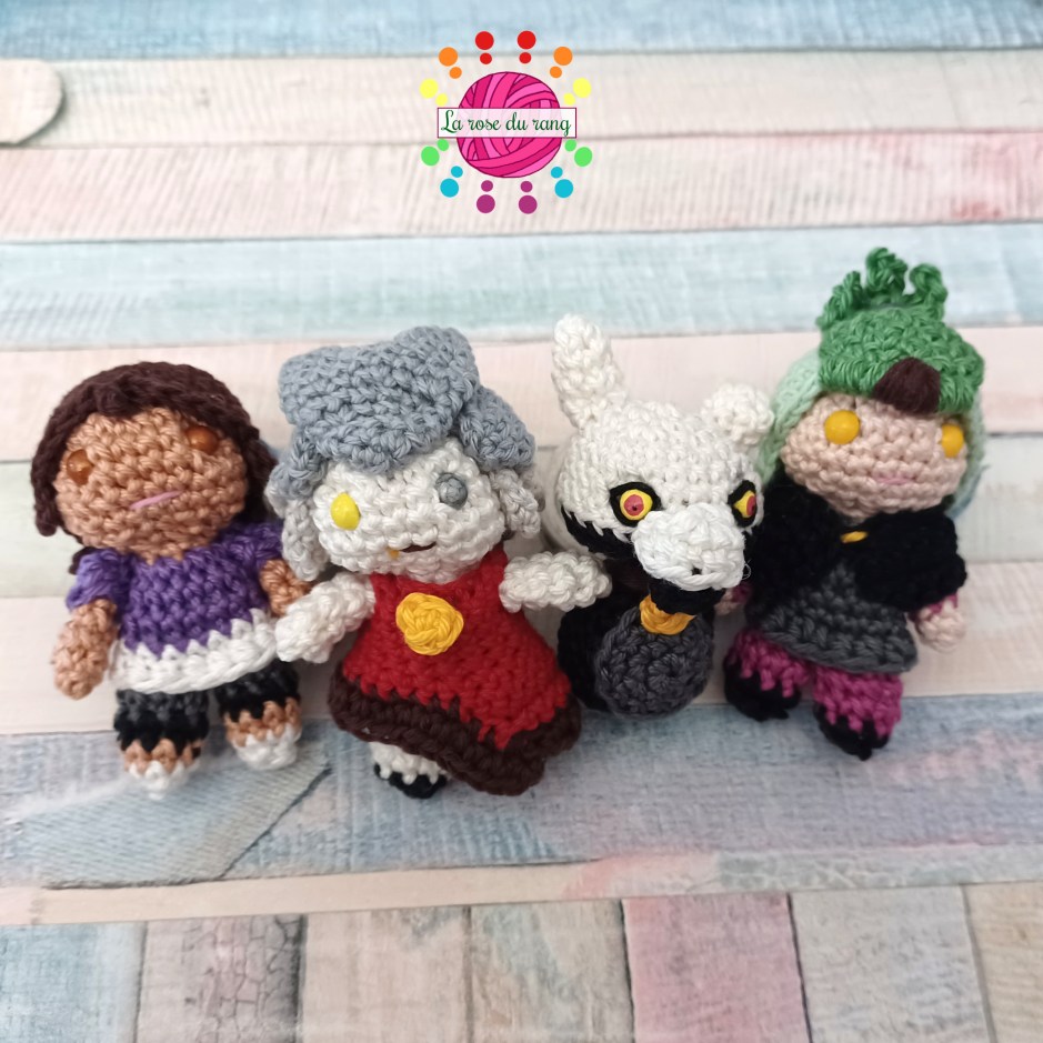 The Owl House crochet fan art by La rose du rang