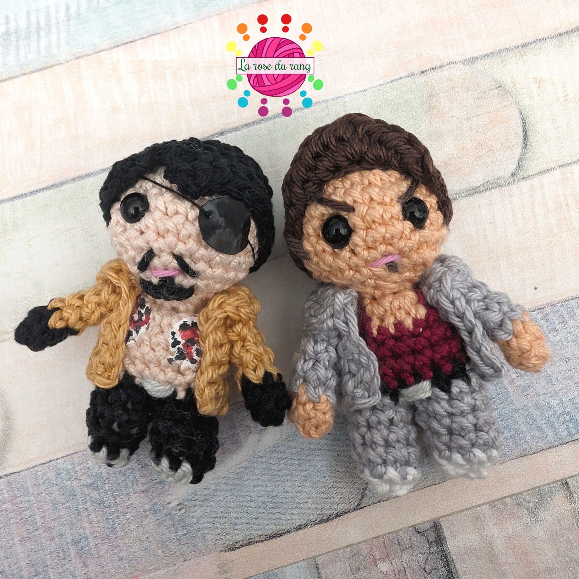 Yakuza fan art by La rose du rang - Majima Goro and Kiryu Kazuma