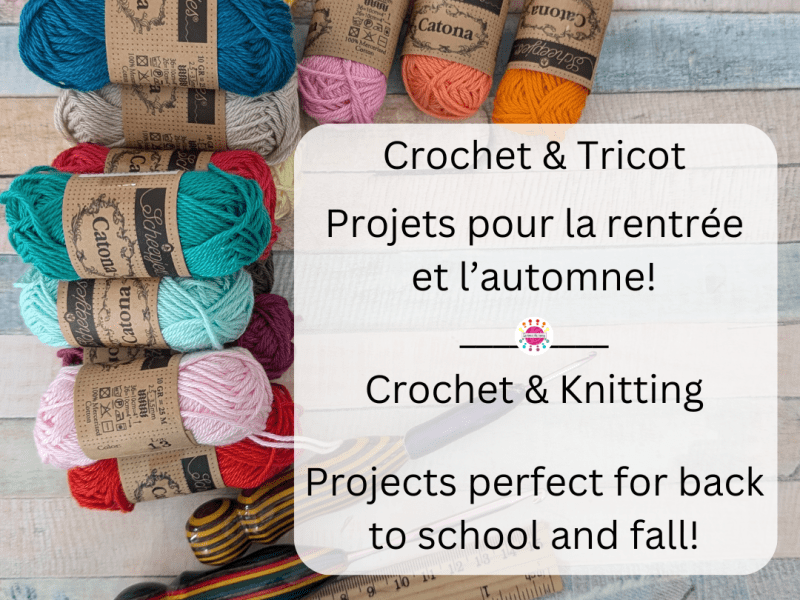Petits projets pour la&nbsp;rentrée!