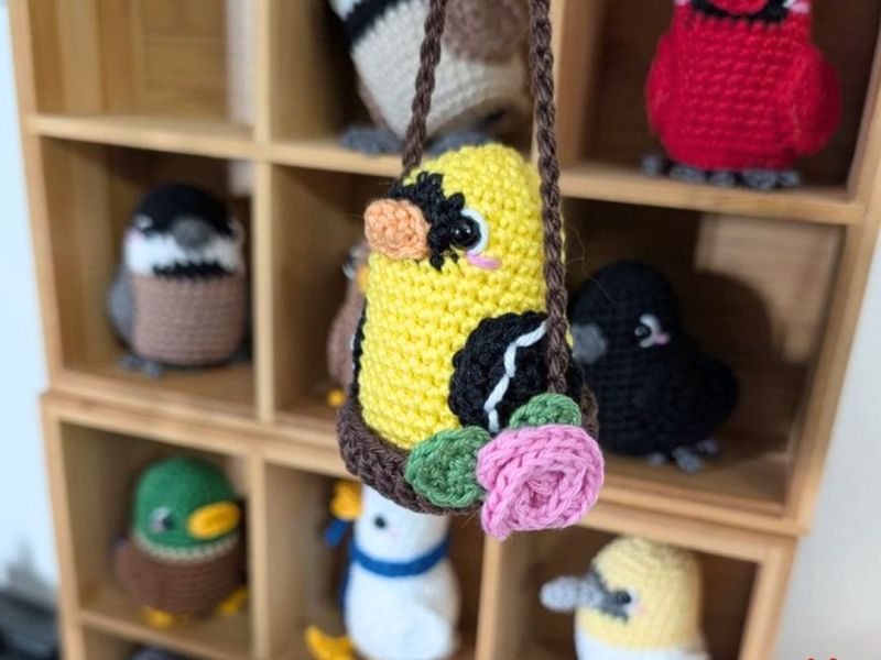 Patron gratuit : Balançoire pour&nbsp;amigurumi