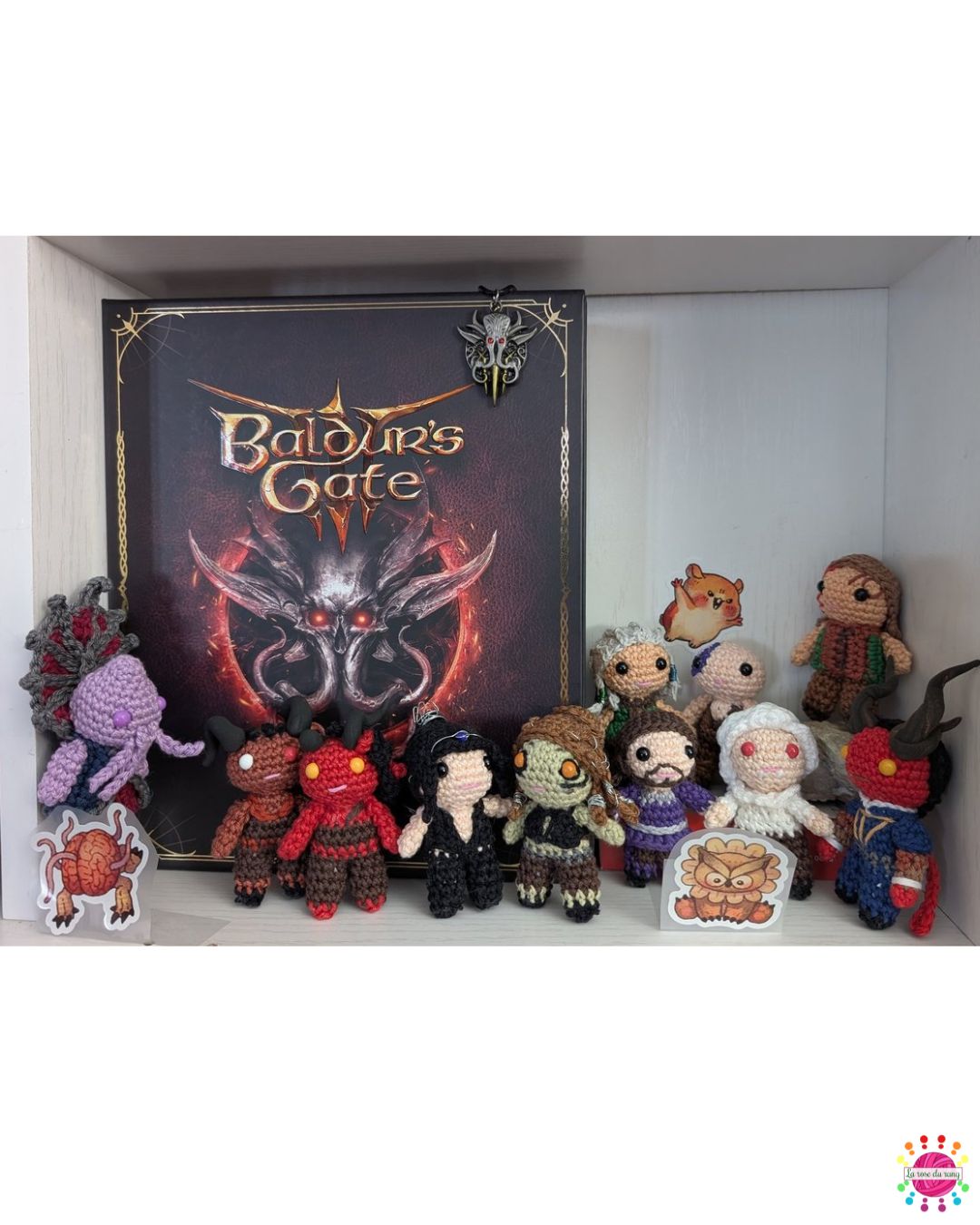 Crochet Fan Art Baldur's Gate III par La rose du rang