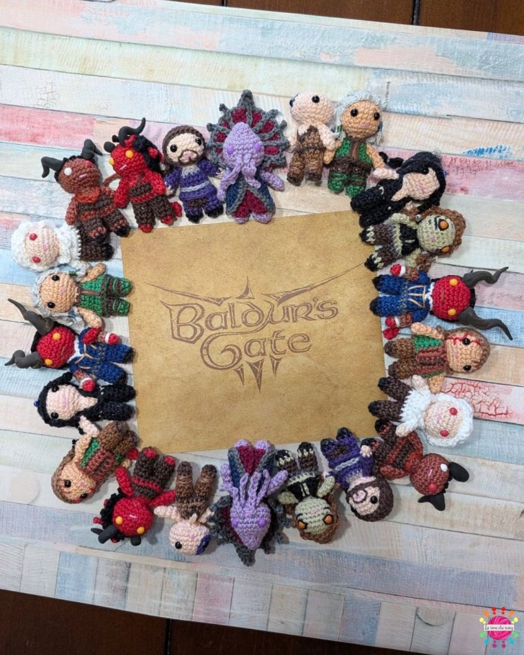 Crochet Fan Art Baldur's Gate III par La rose du rang