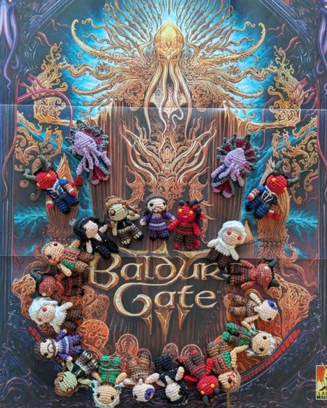 Crochet Fan Art Baldur's Gate III par La rose du rang