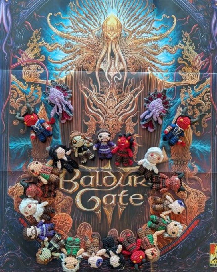 Crochet Fan Art Baldur's Gate III par La rose du rang
