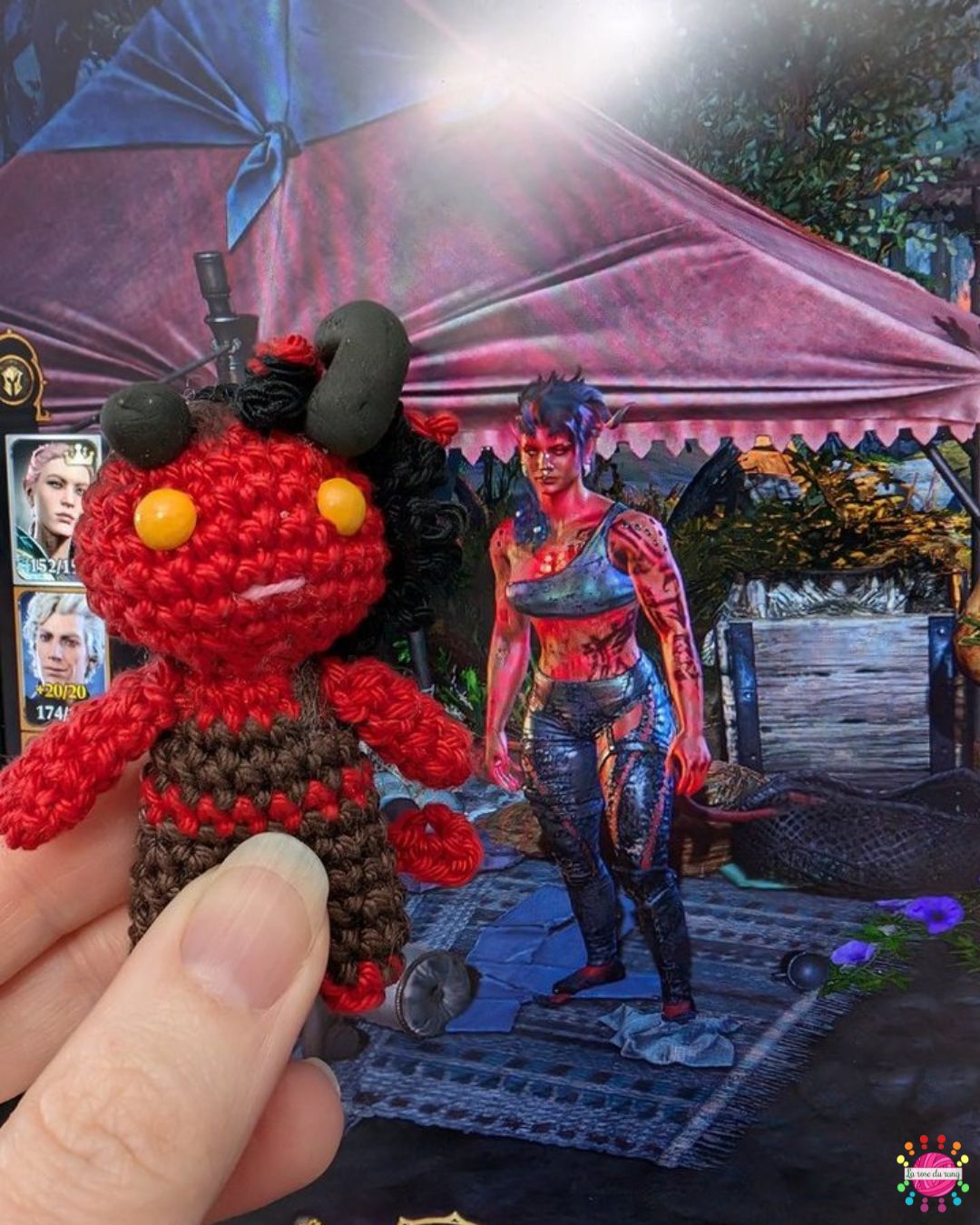 Fan art BG3 par La rose du rang Karlach